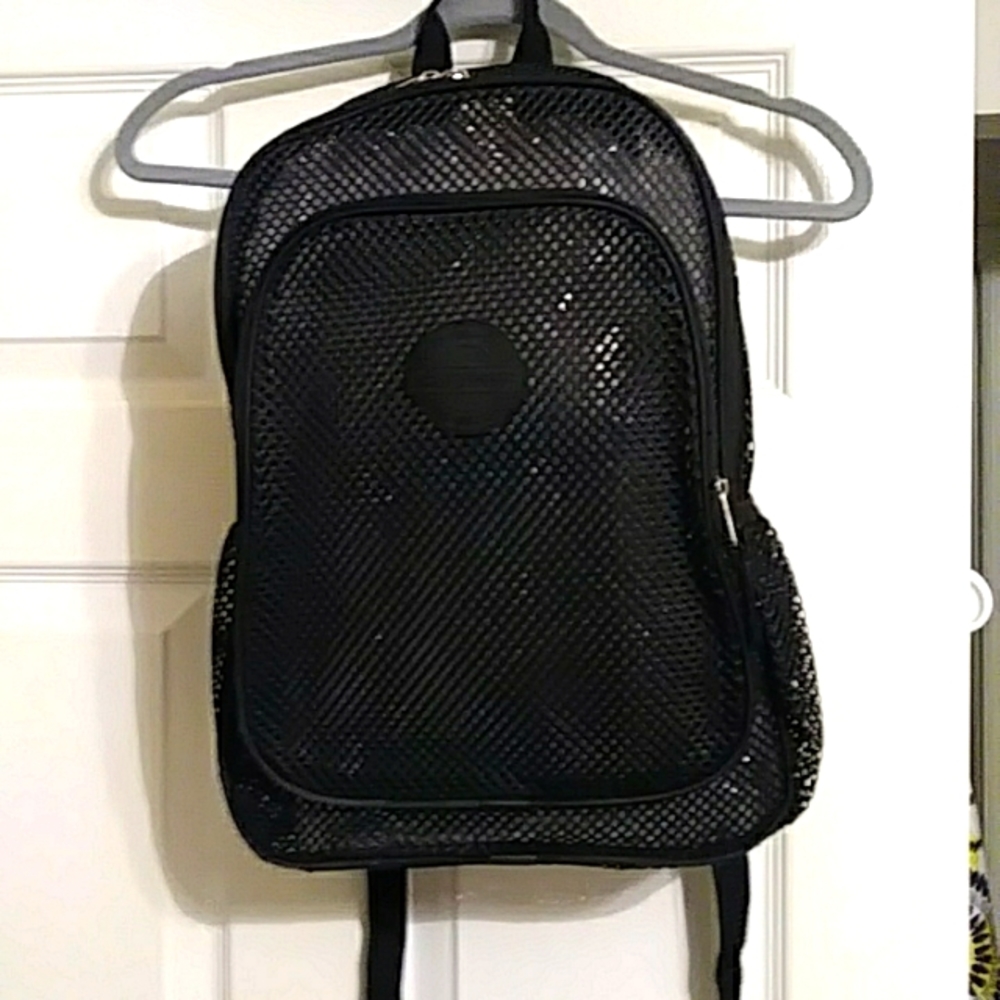 Eastsport Black Mesh Backpack